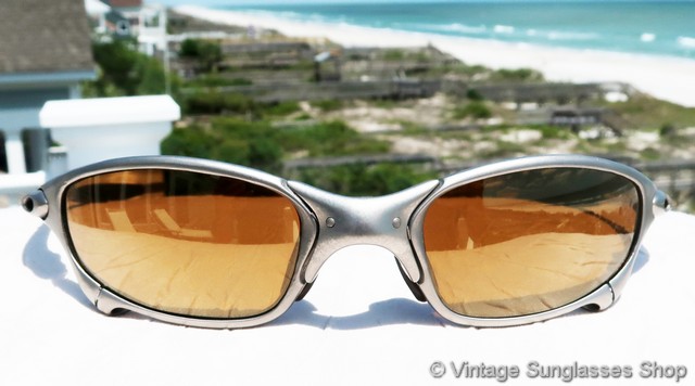 Oakley Juliet X Metal Titanium Gold Iridium Sunglasses